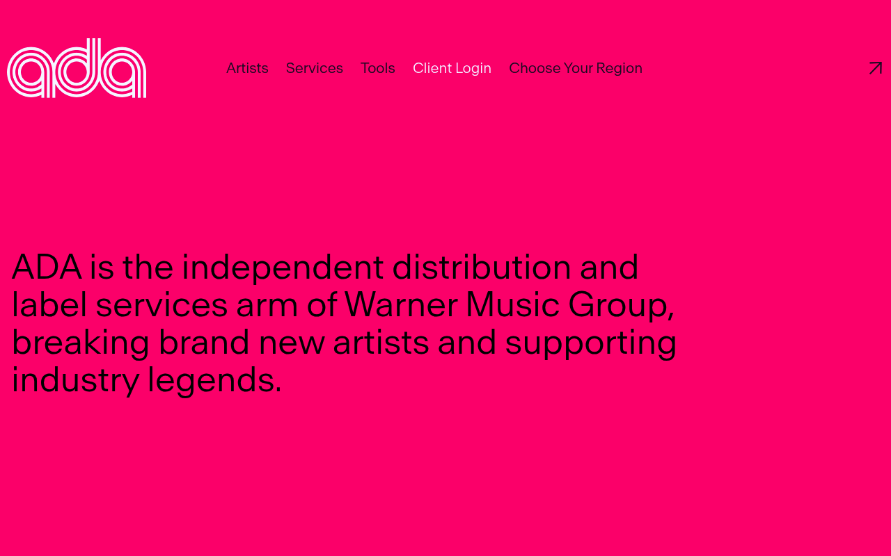 ADA - Alternative Distribution Alliance homepage