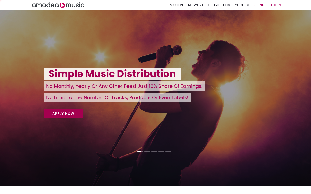 Amadea homepage
