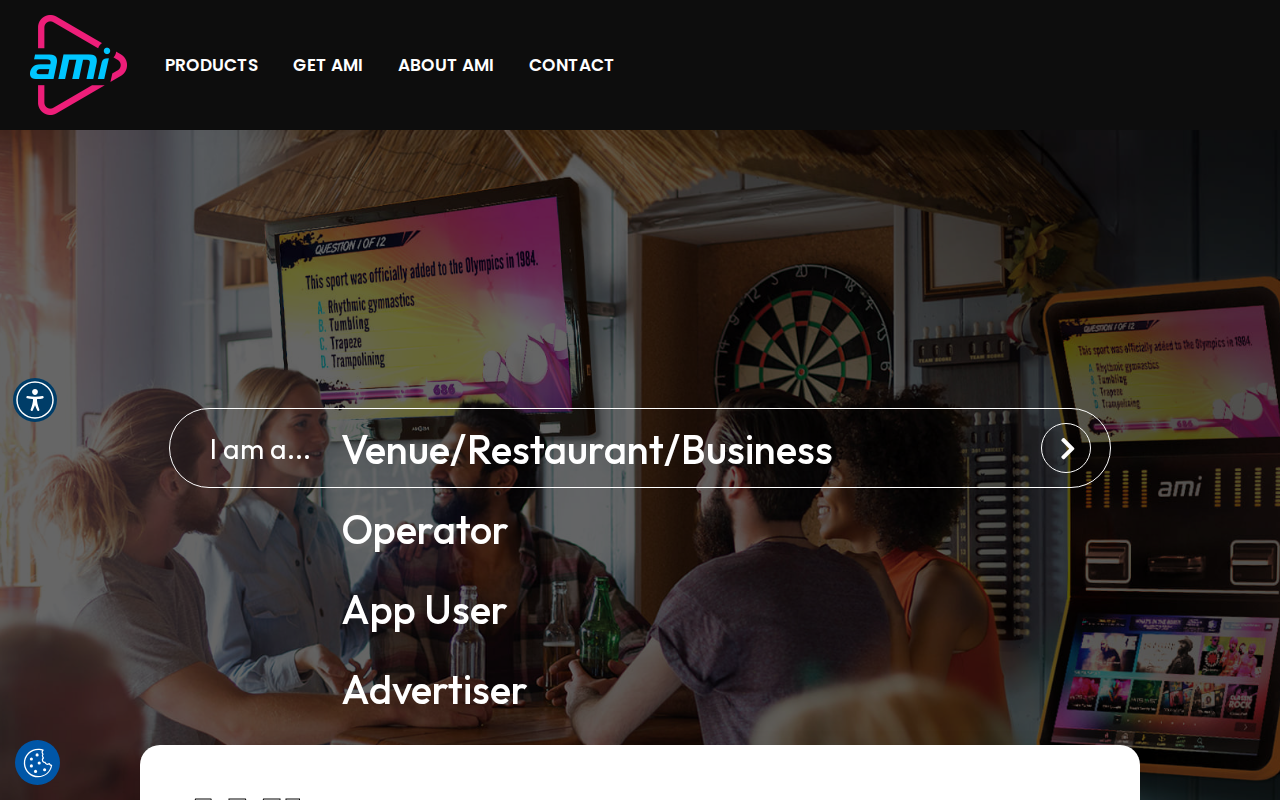 AMI Entertainment homepage