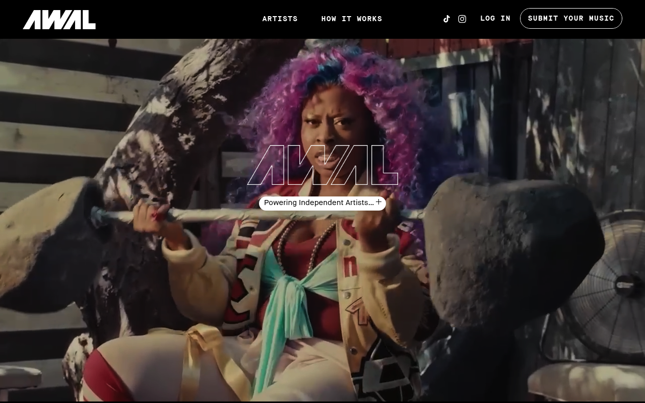 AWAL homepage