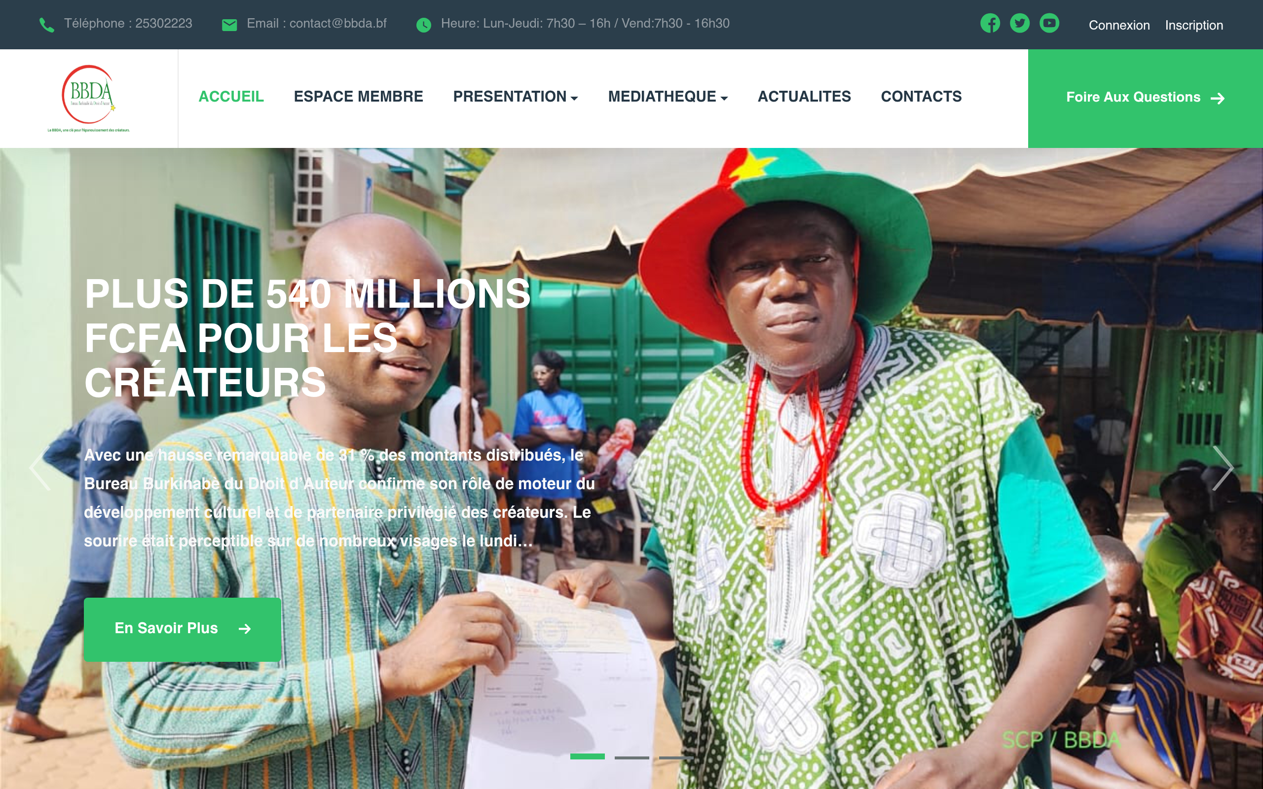 BBDA homepage