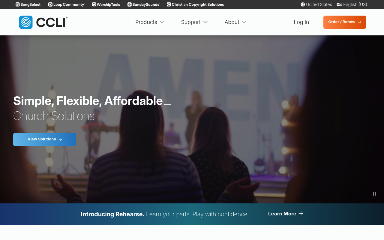 CCLI homepage
