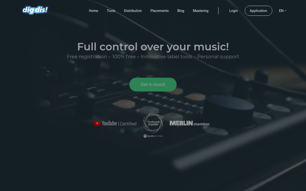 dig dis! homepage