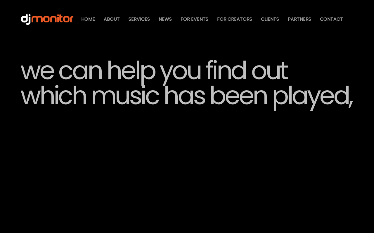 DJMonitor homepage