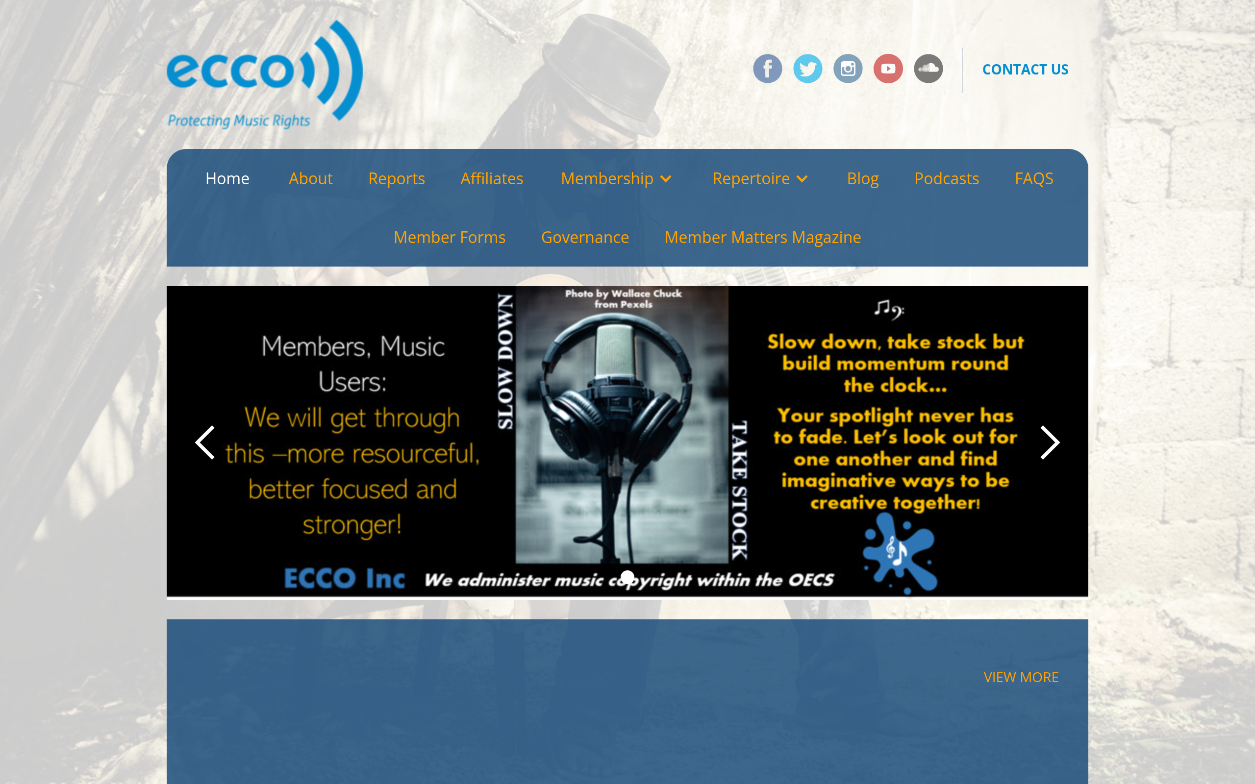 ECCO homepage
