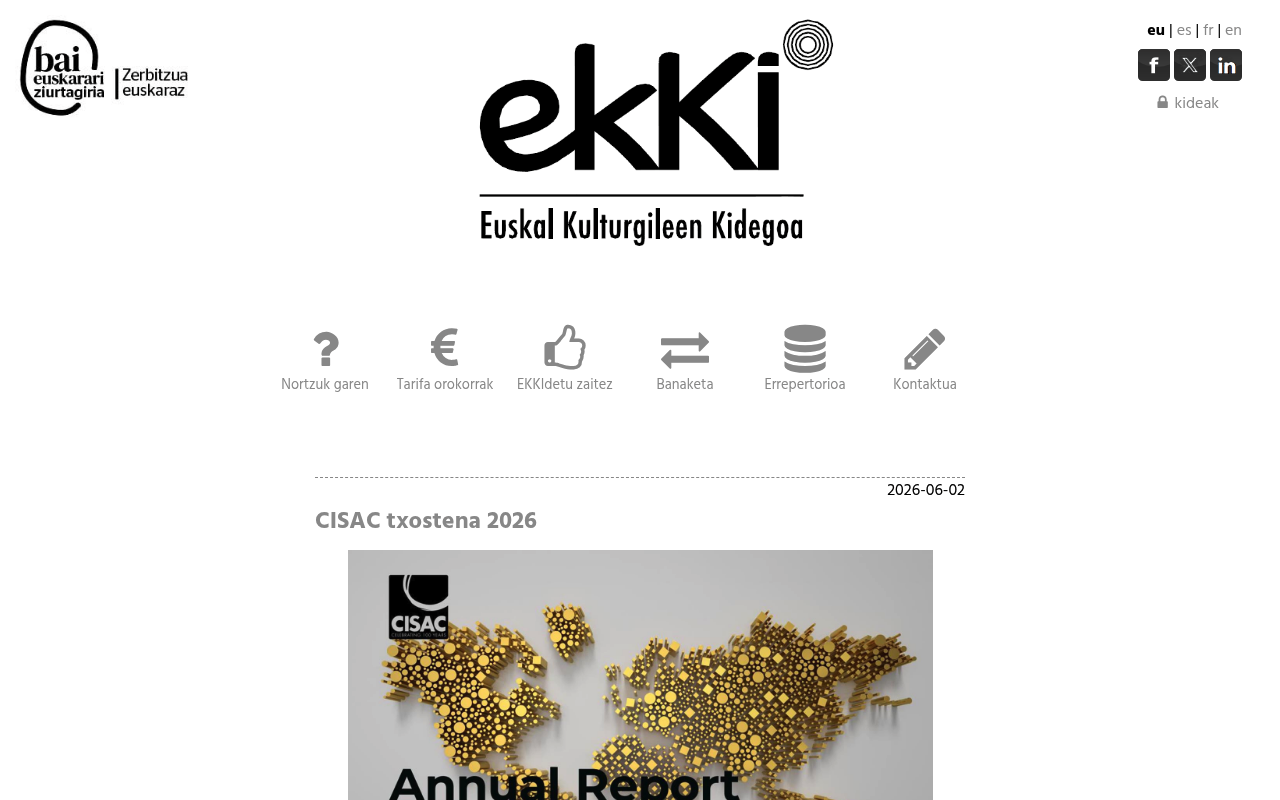 EKKI homepage