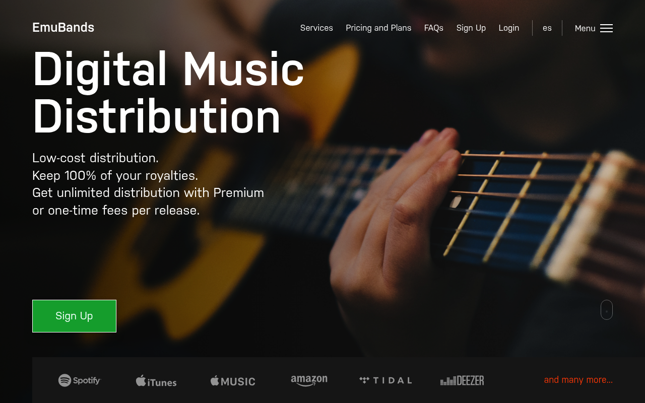 EmuBands homepage