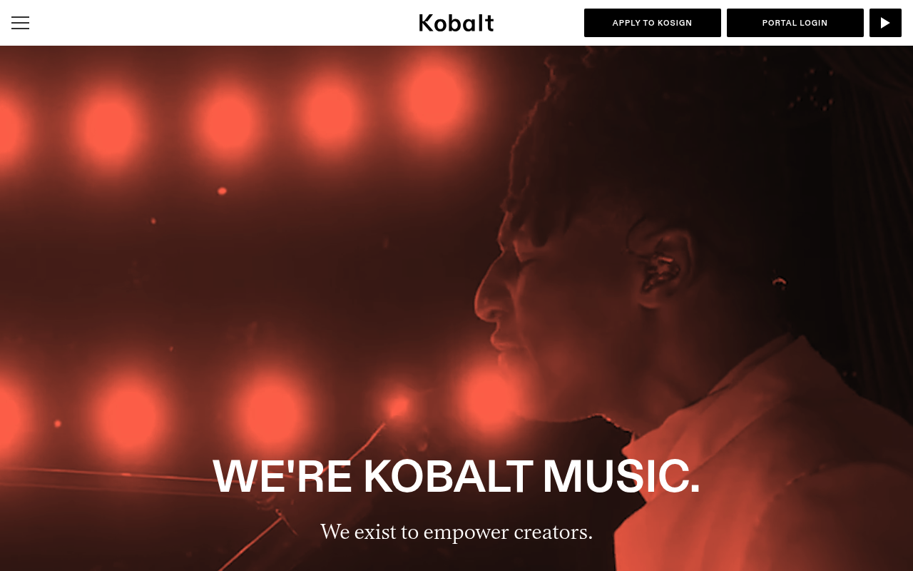 Kobalt homepage