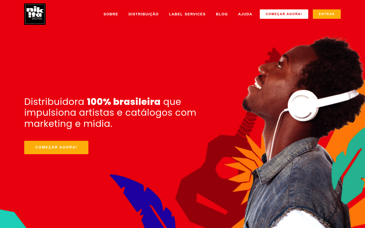 Nikita Digital homepage