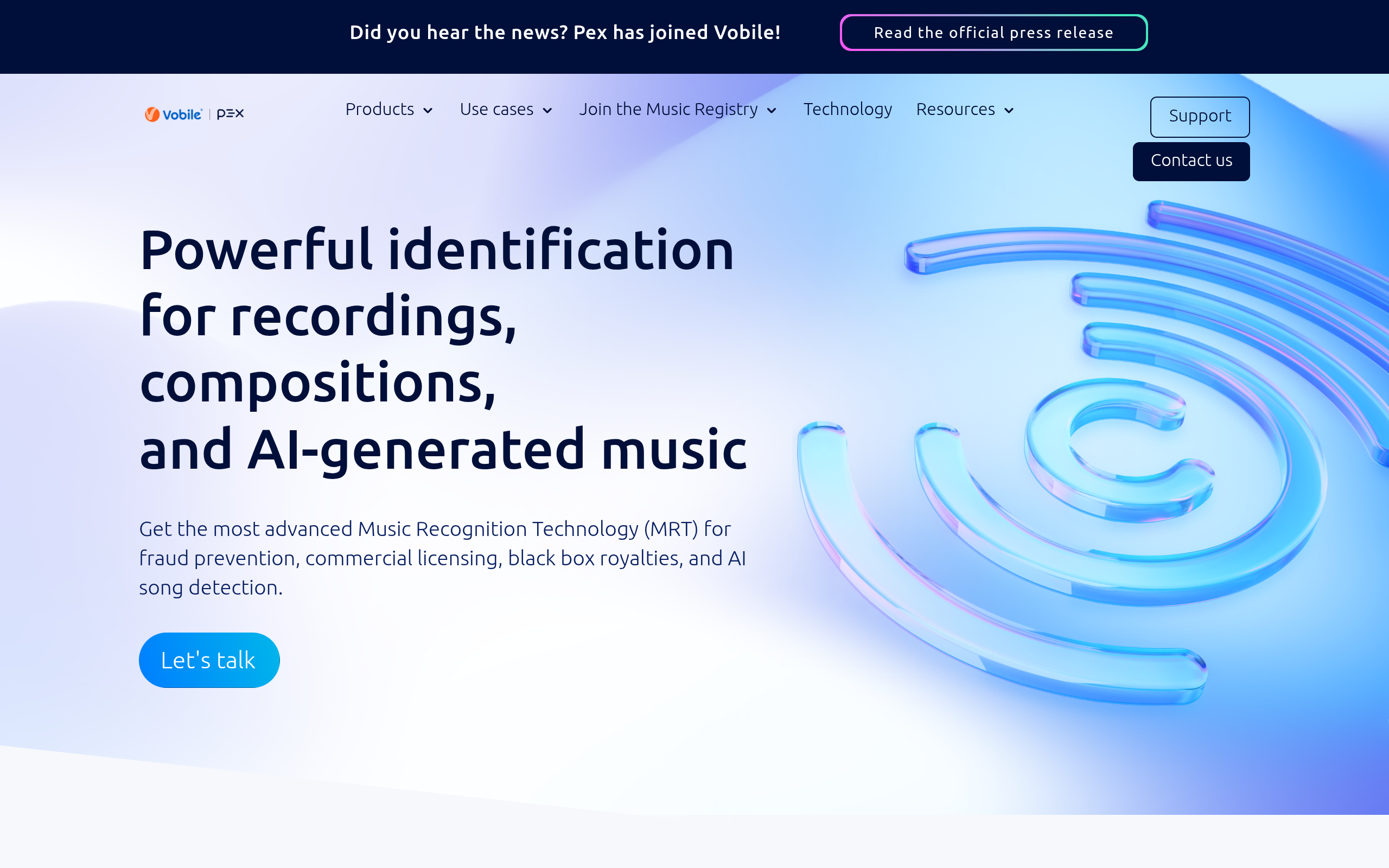 Pex homepage