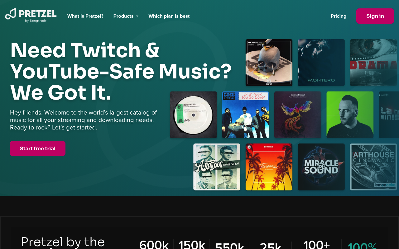Pretzel homepage
