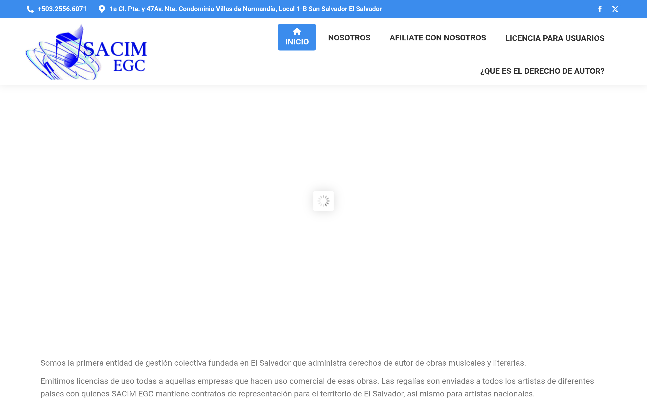 SACIM homepage