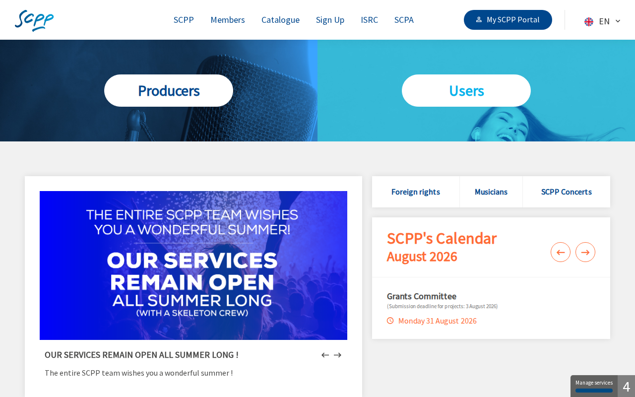 SCPP homepage