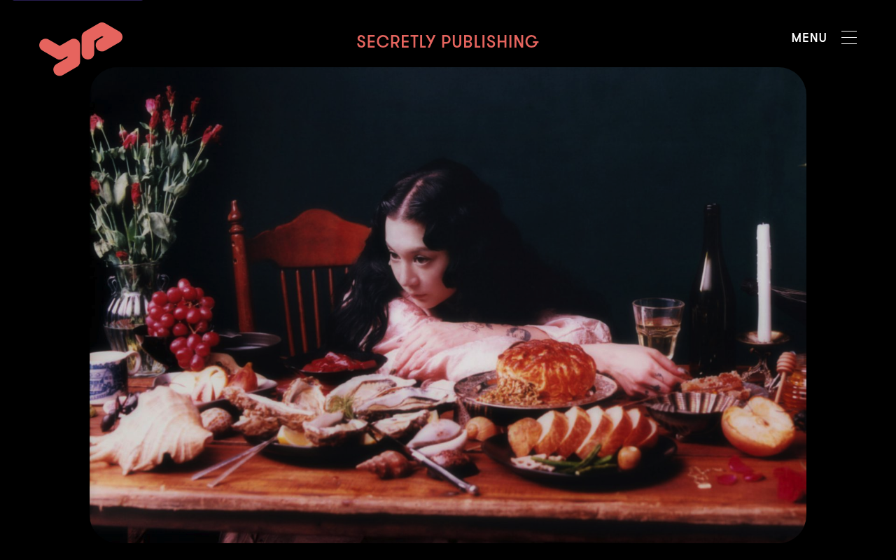 Secretly Publishing homepage
