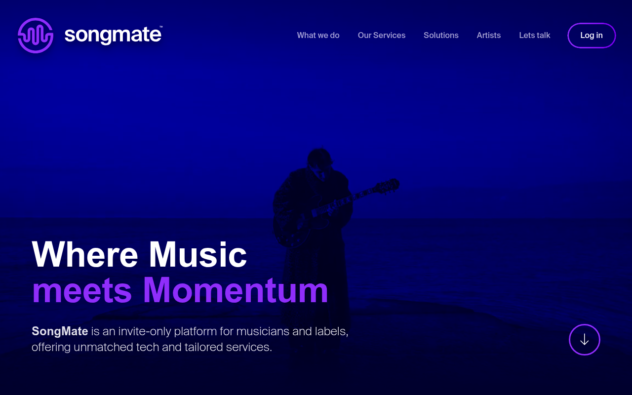 Songmate homepage