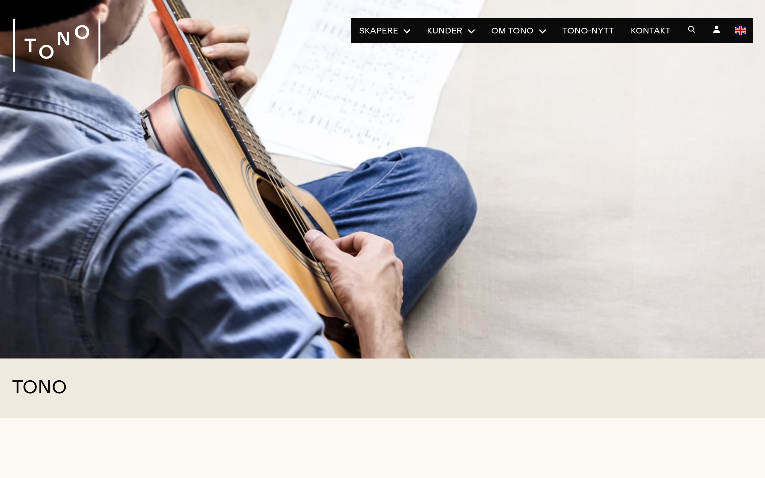 TONO homepage