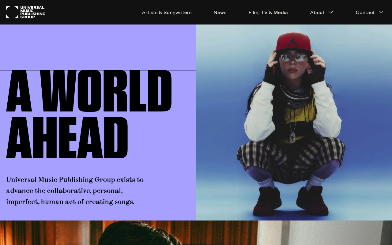 UMPG - Universal Music Publishing Group homepage