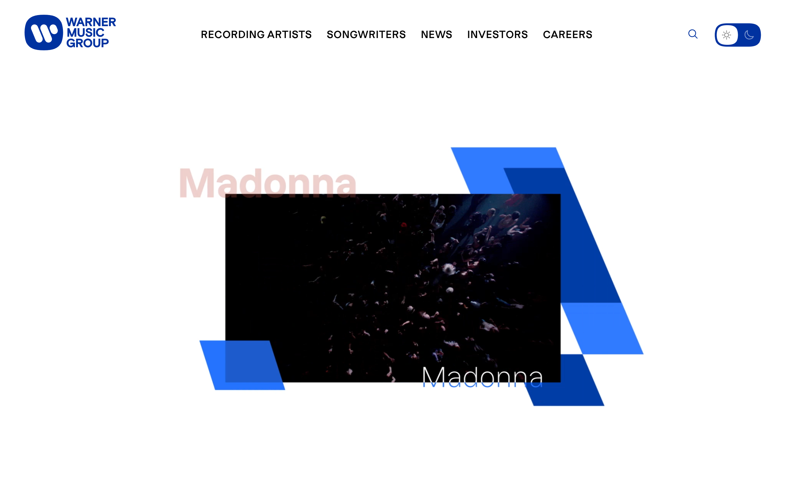 WMG - Warner Music Group homepage