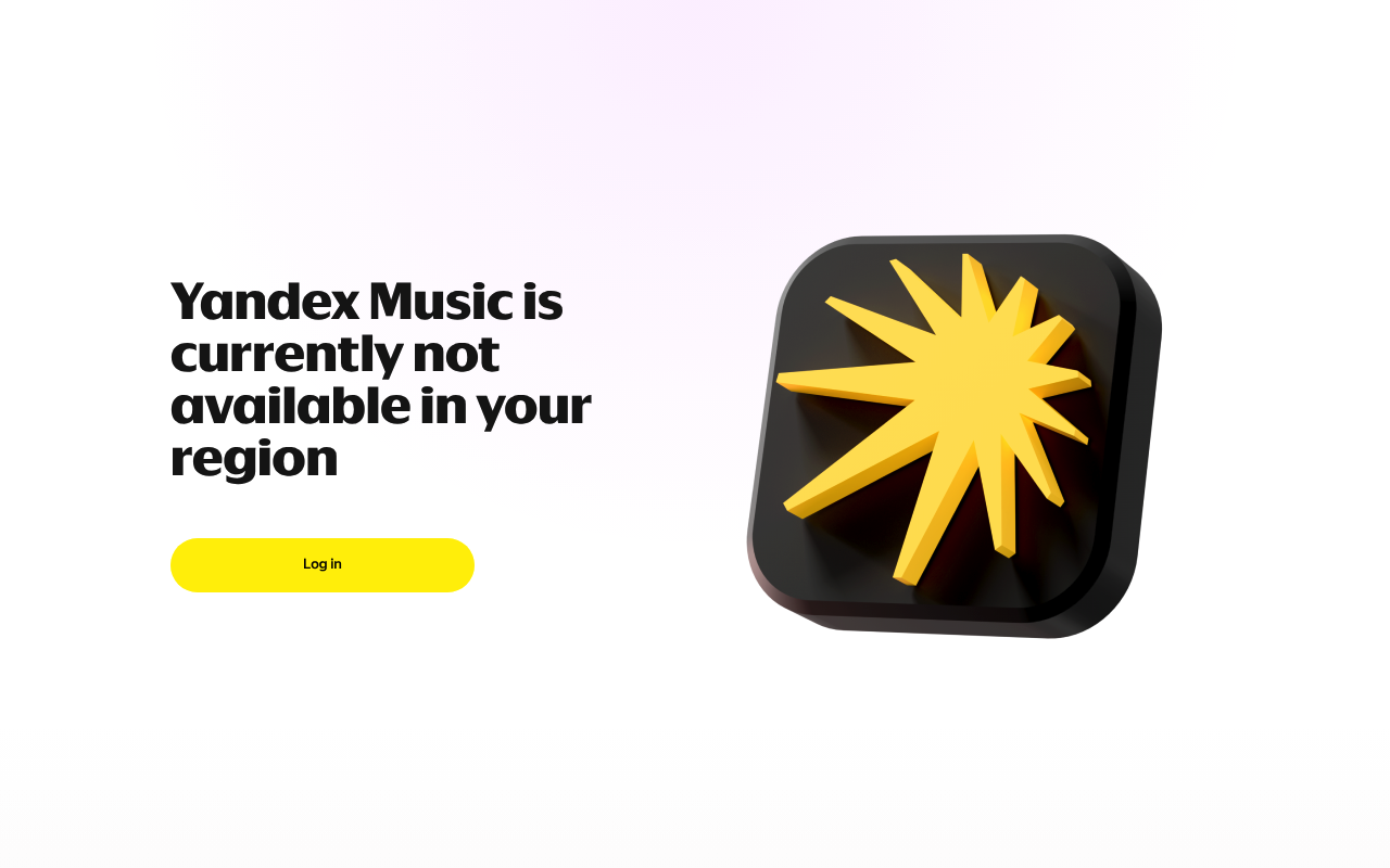 Yandex homepage